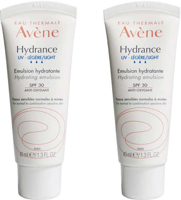 Avene 雅漾 清爽抗UV保濕隔離乳 SPF30, 40ml, 2條