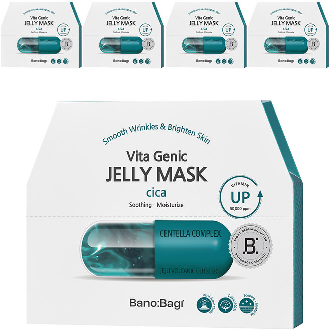 바노바기 비타제닉 젤리 마스크 시카 30ml, 10개입, 5개