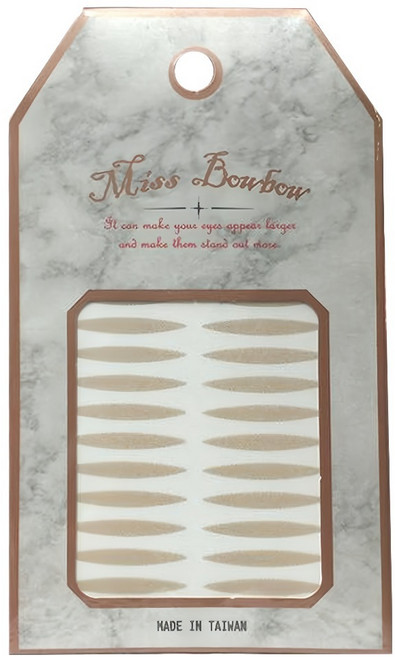 Miss Bowbow 撥撥小姐 網狀3M款雙眼皮貼 25 x 3mm 120片, 1盒, 大理石