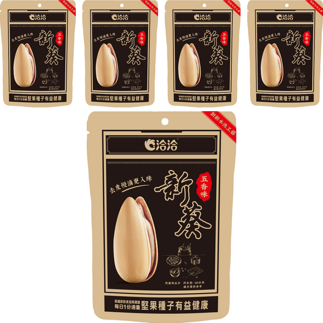 ChaCha 洽洽 新葵 五香味瓜子, 5包, 160g