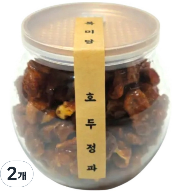 福美堂 頂級手工糖衣核桃 罐裝, 80g, 2個