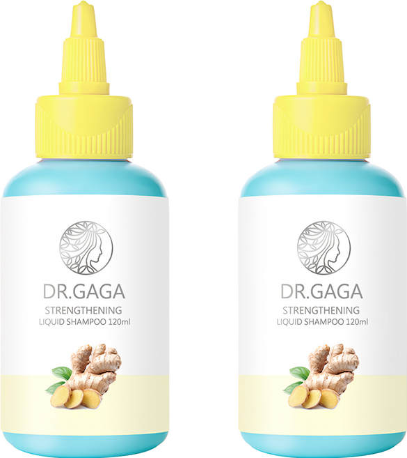 DR.GAGA 量身訂做 頭皮水狀洗髮精露 薑根胜肽 育髮專用, 120ml, 2瓶