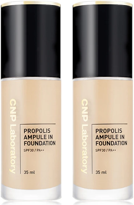 CNP차앤박 프로폴리스 앰플 인 파운데이션 35ml, 21호, 2개 - 쿠팡
