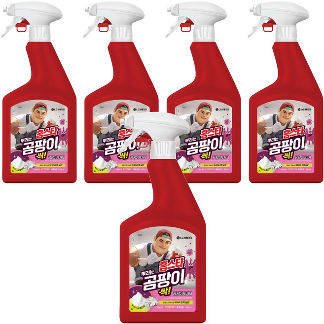 홈스타 뿌리는 곰팡이 싹 세정제, 900ml, 5개