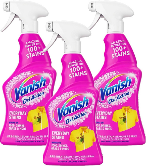 Vanish 漬無蹤 衣物預潔劑, 500ml, 3瓶