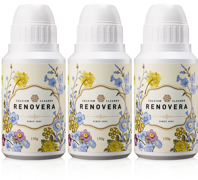 리노베라 칼슘파우더 과일 채소 세정제 팬지, 150g, 3개