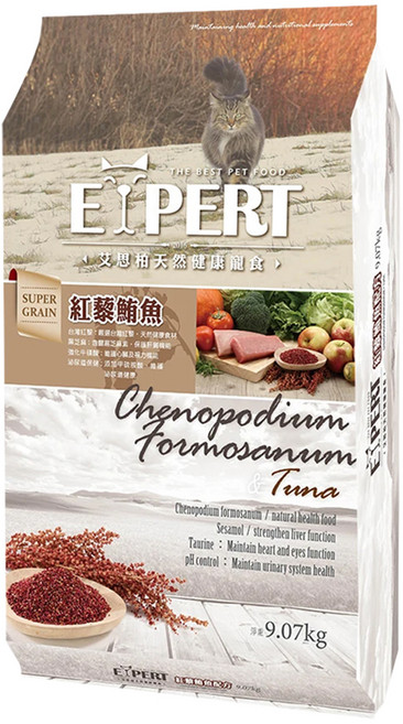 福壽實業 艾思柏 成貓 天然健康貓食, 紅藜鮪魚, 9.07kg, 1袋