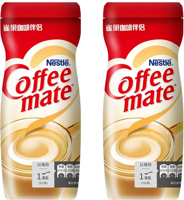 NESCAFE 雀巢咖啡 咖啡伴侶, 400g, 2瓶, 1瓶