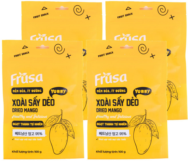 Frusa 푸루사 건망고, 100g, 4개