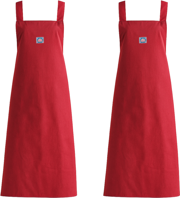 喜常來 加長魚裙 圍裙 9007 117 x 80cm, 紅色, 2件