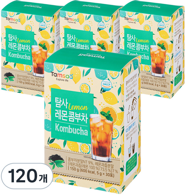 탐사 레몬 콤부차, 5g, 30개입, 4개