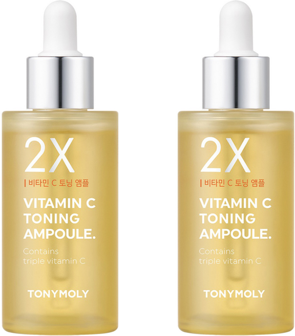TONYMOLY 2X維他命C柔膚安瓶, 50ml, 2瓶