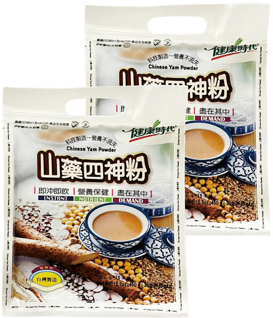健康時代 山藥四神粉 有糖, 30g, 15包, 2袋
