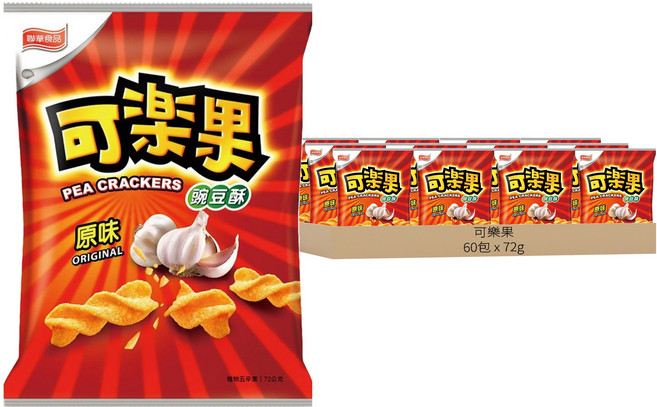 可樂果 碗豆酥 原味, 60包, 12g