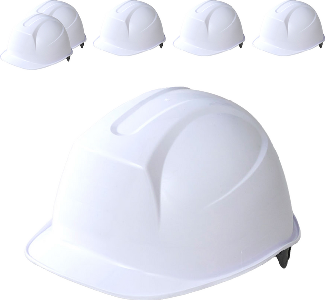 동명 일반 신투구형 안전모 DMS-M-3001, 화이트, 6개