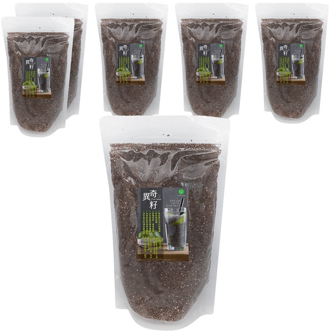 SUPER FOOD 天然奇異籽, 6包, 500g