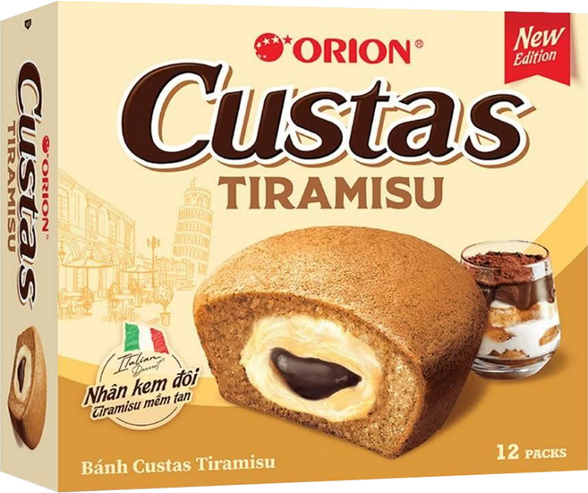 ORION 好麗友 提拉米蘇風味派 12個, 281.4g, 1盒