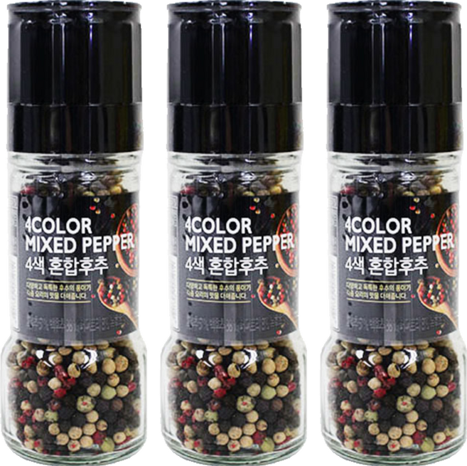 4색 혼합후추, 55g, 3개