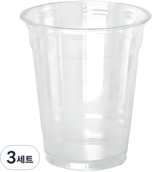 Bloom at home PET 一次性透明杯, 3套, 410ml