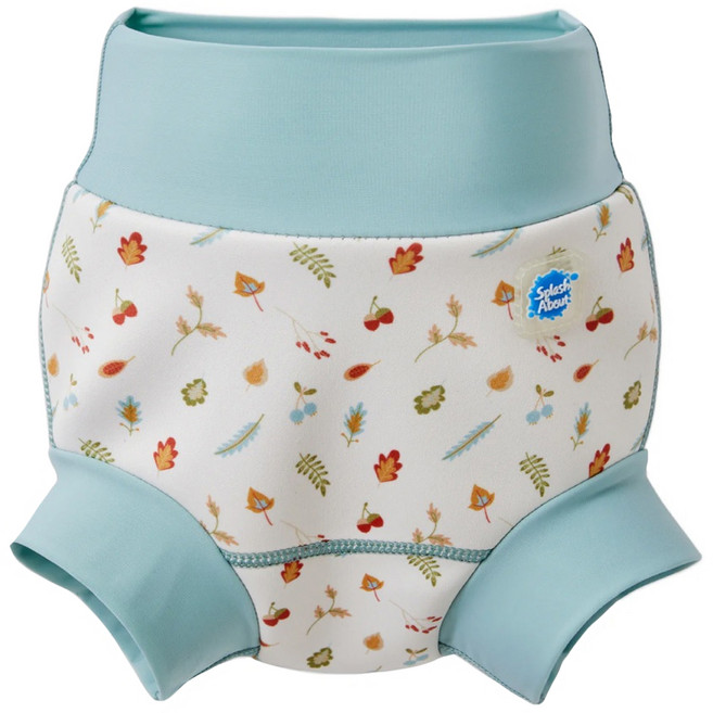Splash About 全新3D游泳尿布褲 森林小橡果 12~24個月, XL, 1件