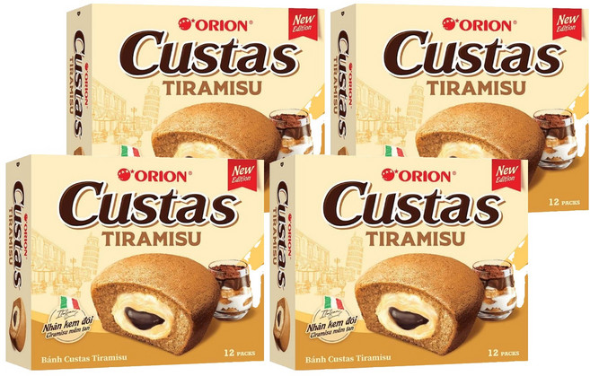 ORION 好麗友 提拉米蘇風味派 12個, 281.4g, 4盒