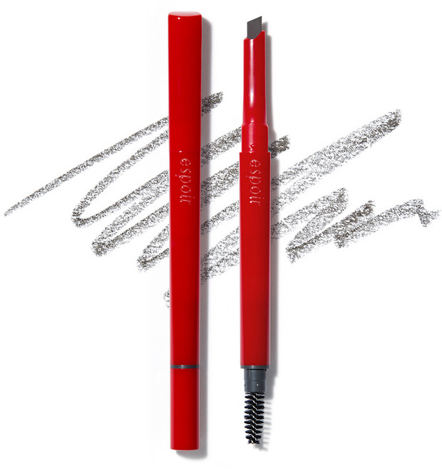 [純素美妝] espoir 艾絲珀 The Brow 簡易塑形眉筆 0.2g, 2號 冷灰色, 1個