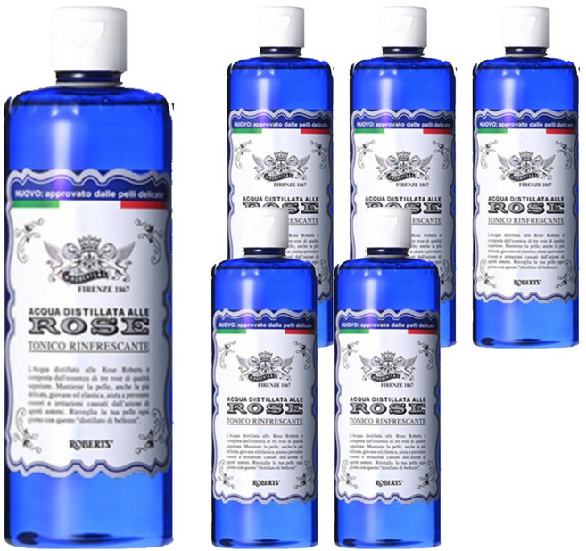 아쿠아알레로제 로버츠 장미수 스킨, 400ml, 6개