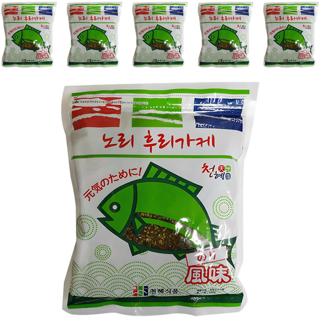 천혜식품 노리 후리가케, 500g, 6개