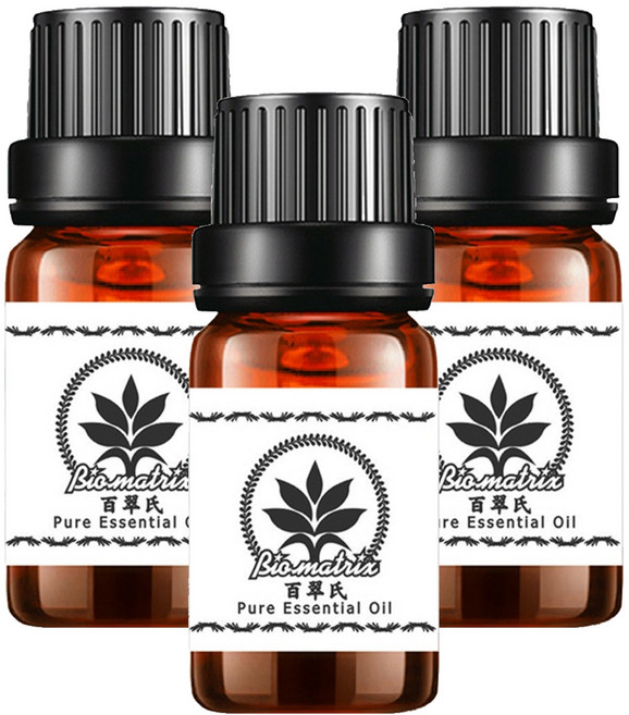 Bio-matrix 百翠氏 純精油 玫瑰 5ml 天然植物萃取 深層滋潤 舒緩壓力 多種用途, 3瓶