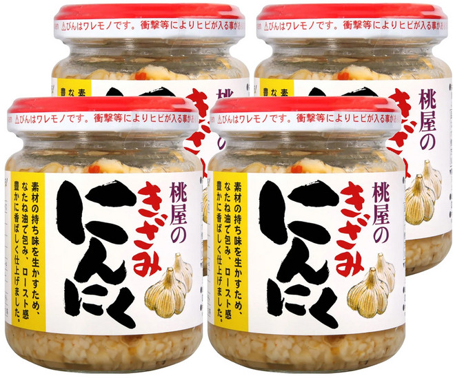 桃屋 大蒜末醬, 125g, 4罐