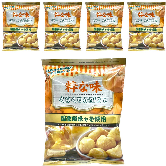 濃味南瓜米果球, 5包, 55g