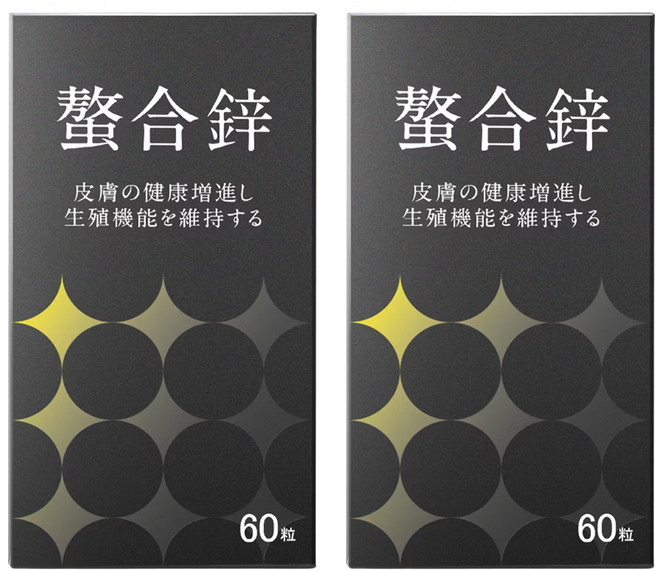 MARUZEN 丸善生技 螯合鋅, 350mg, 60顆, 2罐