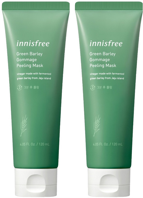 이니스프리 청보리 고마쥬 필링 마스크, 120ml, 2개