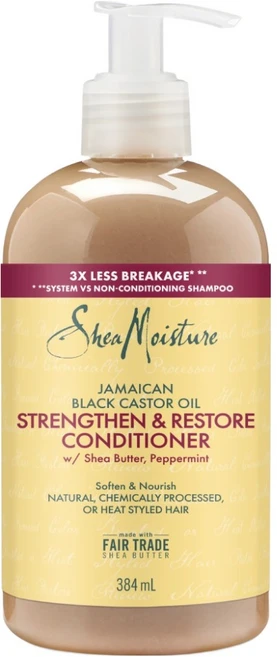 시어모이스처 자메이칸 블랙 캐스터 오일 컨디셔너, 384ml, 1개 - 쿠팡