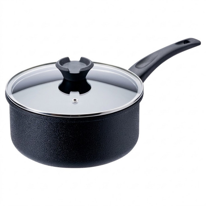 cook power 鍋寶 御璽陶瓷不沾湯鍋 附蓋 適用IH爐, 黑色, 1個, 20cm