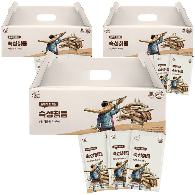 황금이네 숙성칡즙, 3L, 3개