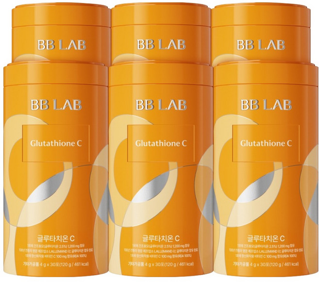 비비랩 글루타치온C, 30회분, 6개