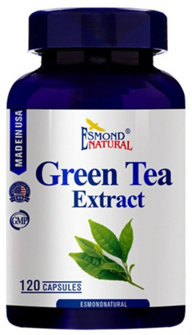 ESMOND NATURAL 愛司盟 綠茶菁萃膠囊食品, 120顆, 1個