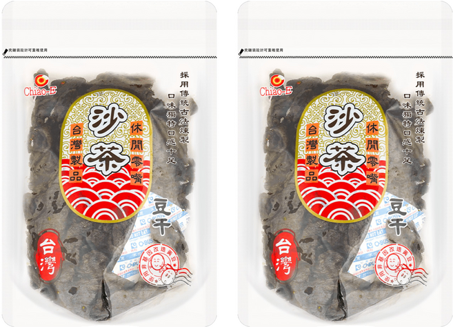 Chiao-E 巧益 沙茶豆干, 2包, 350g