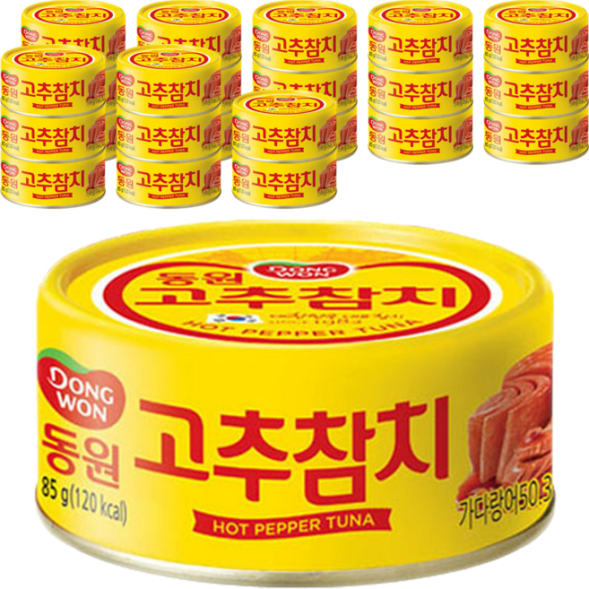 동원참치 고추참치, 85g, 24개