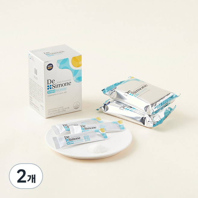 드시모네 프로바이오틱스 키즈 프리미엄, 75g, 2개