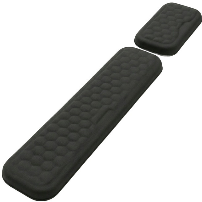 픽스몰 메모리폼 팜레스트 받침대 세트, 블랙, 1세트