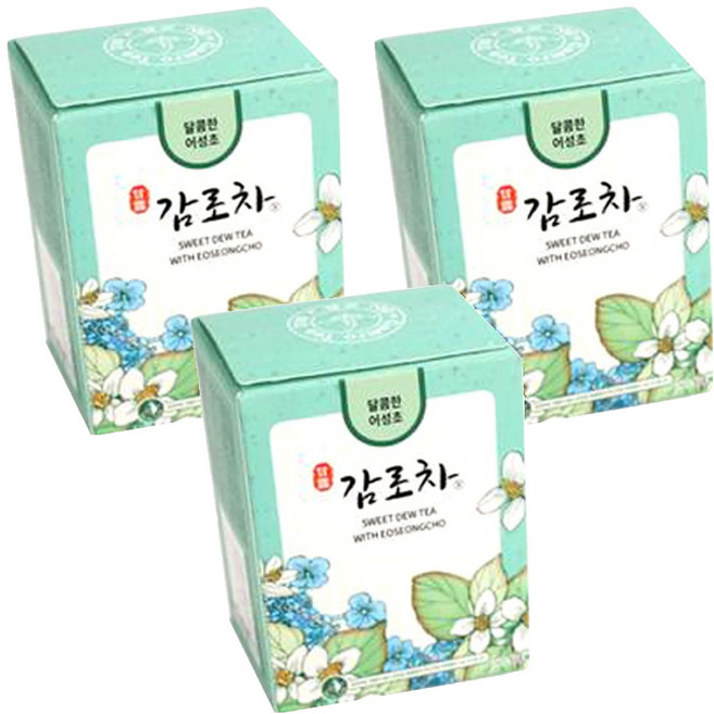 감로700 유기농 달콤한 어성초 감로차, 3개, 1g, 12개입