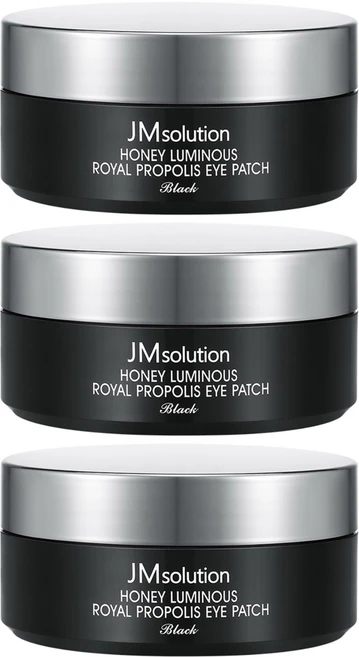 제이엠솔루션 꿀광 로얄 프로폴리스 아이패치 블랙 90g, 60개입, 3개 - 쿠팡