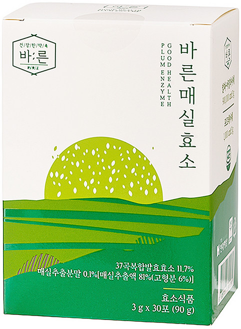 건강한약속바른 매실 효소 곡물 발효 유산균 30p, 90g, 1개