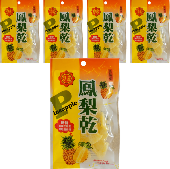 品味食族 鳳梨乾, 100g, 5包