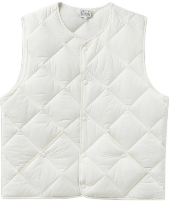 BASE ALPHA ESSENTIALS 菱格絎縫背心