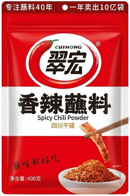 翠宏 香辣蘸料, 400g, 1袋