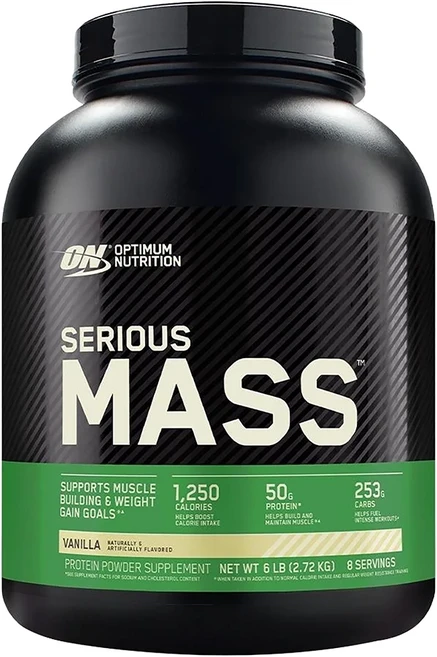 OPTIMUM NUTRITION 歐恩 高熱量乳清蛋白 香草風味, 2.72kg, 1桶