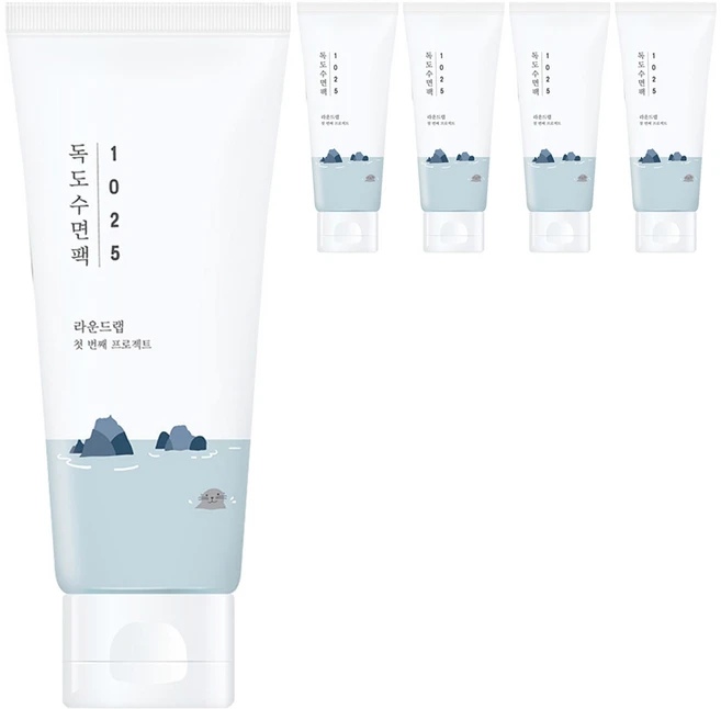 라운드랩 1025 독도 수면팩, 100ml, 5개 - 쿠팡